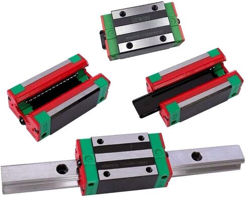 2pcs Linear Guide Rail HGR25-1200mm + 4pcs HGH25CA Or + 4pcs HGW25CA Linear Blocks HGH25 HGW25(4pcs HGH25CA) in Saudi Arabia