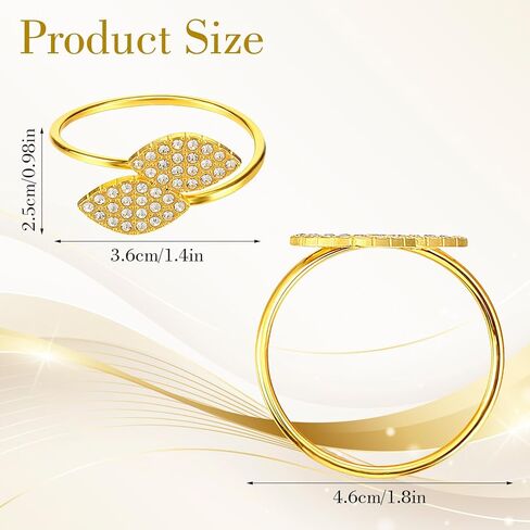 100 PCS RHINESTONE GOLD RINGS ، BLING GOLD FERMKIN ANDRAWS METAL RINGS RINGS PRESES POCKELS DICT POCKLE POCKEL in Saudi Arabia