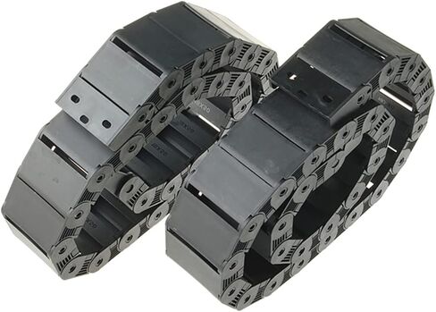 2pcs R38 18mmx50mm بلاستيك أسود شبه مغلق كابل سلك الناقل 1M CNC ثلاثية الأبعاد طباعة نوع الجهاز in Saudi Arabia