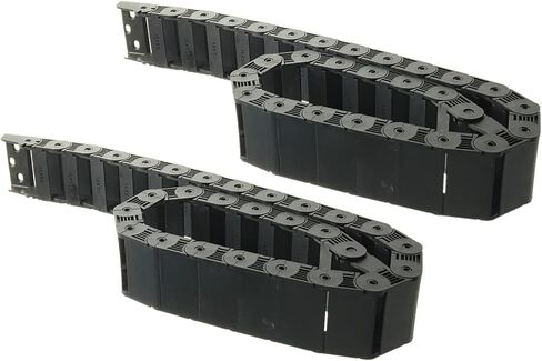 2pcs R38 18mmx50mm بلاستيك أسود شبه مغلق كابل سلك الناقل 1M CNC ثلاثية الأبعاد طباعة نوع الجهاز in Saudi Arabia