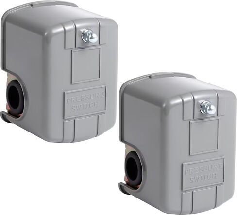 مفتاح الضغط لمضخة البئر ، 40-60psi ، التفاضلية القابلة للتعديل ، 1/4 "NPT ، أوتوماتيكي ، رمادي 2 عبوة in Kuwait