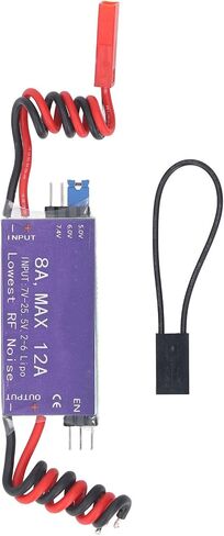 لوحة منظم الجهد الجهد UBEC لوحة منظم الجهد لطائرة الهليكوبتر RC ، 5V 6V 7.4V 8A الإخراج 7V-25.5V 2-6S LIPO 6-16 CELL NI MH in Saudi Arabia