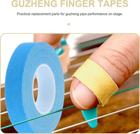 Milisten 7pcs String Instrict Tape Finger for Guzheng Pipa Lute Guitar Nail Nail Protection Colors in Saudi Arabia