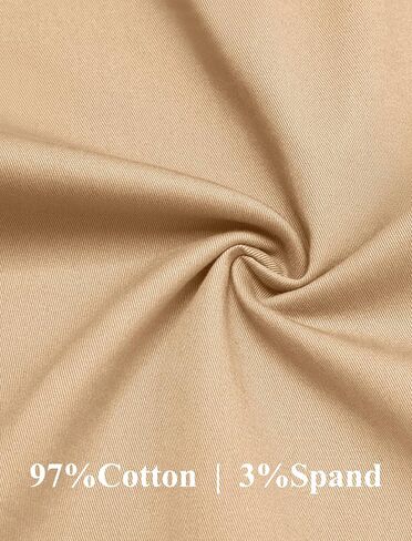 سراويل عازمة من القطن Coofandy Mens Stretch Twill Jogger Pants Chino Cargo Hiking Pantsing Pantsing مع جيوب in Saudi Arabia