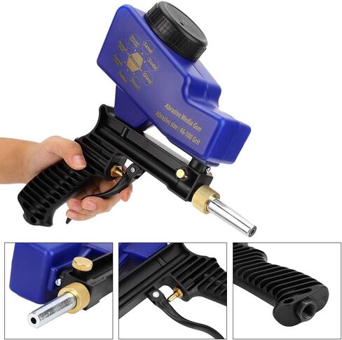 Zjchao Air Sand Gun ، Sand Gun Kit Type Type Anti Pneumatic Sandblasting remove spot blue in Saudi Arabia