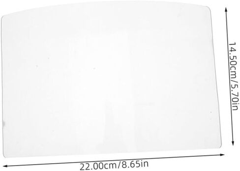 LIFKOME Sandblasting Shield Lens Attachment Transparent Lens for Facial Protection Outdoor Work Grinding Cutting Sandblasting Applications Thickness in Saudi Arabia