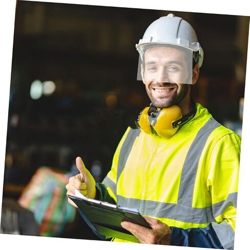LIFKOME Sandblasting Shield Lens Attachment Transparent Lens for Facial Protection Outdoor Work Grinding Cutting Sandblasting Applications Thickness in Saudi Arabia