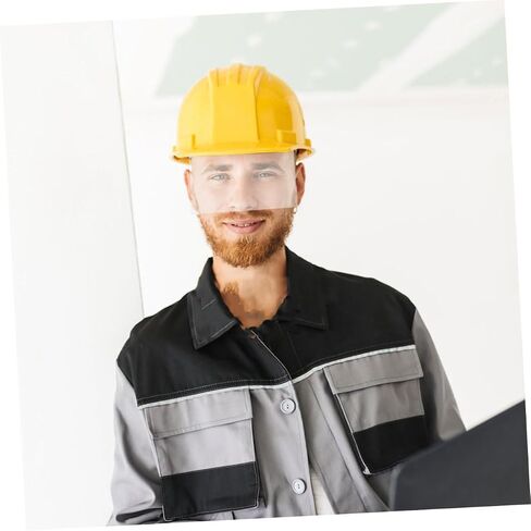 LIFKOME Sandblasting Shield Lens Attachment Transparent Lens for Facial Protection Outdoor Work Grinding Cutting Sandblasting Applications Thickness in Saudi Arabia
