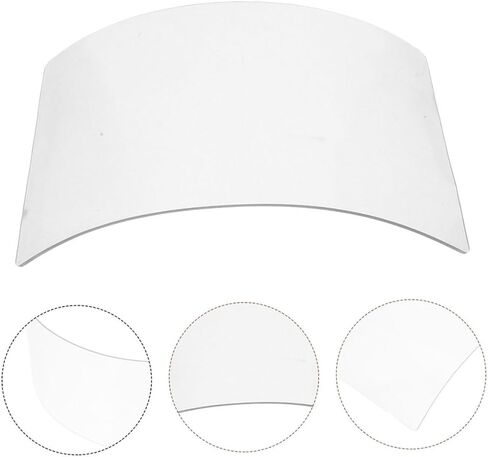 LIFKOME Sandblasting Shield Lens Attachment Transparent Lens for Facial Protection Outdoor Work Grinding Cutting Sandblasting Applications Thickness in Saudi Arabia