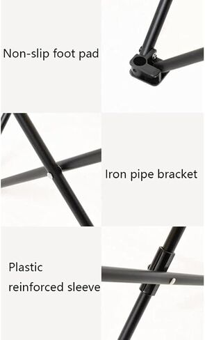 Portable Folding Chair Cartoon Folding Backrest Chair with Side Storage Bag Lightweight Beach Chair Iron Pipe Bracket Adjustable Folding Chair(A) in Saudi Arabia