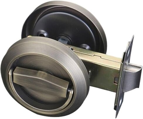 Hidden Door Locks Stainless Steel Handle Recessed Cabinet Invisible Pull Mechanical Outdoor Lock 1Pcs(Gold Set) in Saudi Arabia