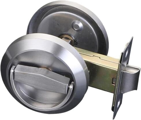 Hidden Door Locks Stainless Steel Handle Recessed Cabinet Invisible Pull Mechanical Outdoor Lock 1Pcs(Gold Set) in Saudi Arabia