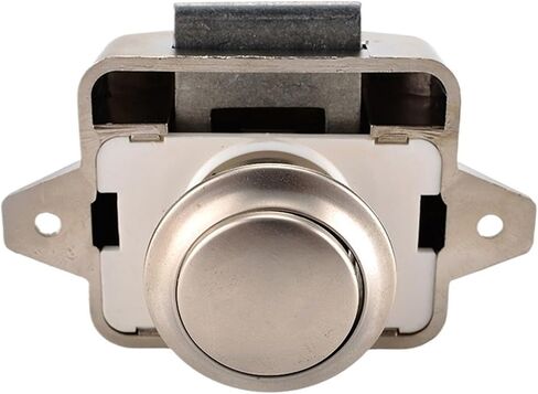 قفل Camper Car Push Lock 26mm RV Caravan Motor Motor Home Cabinet Draint Button Locks 1PCS (White) in Saudi Arabia