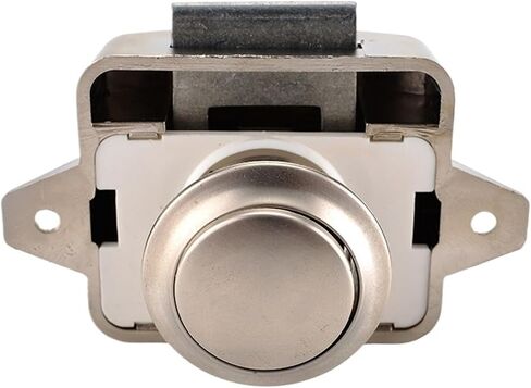 قفل Camper Car Push Lock 26mm RV Caravan Motor Motor Home Cabinet Draint Button Locks 1PCS (White) in Saudi Arabia