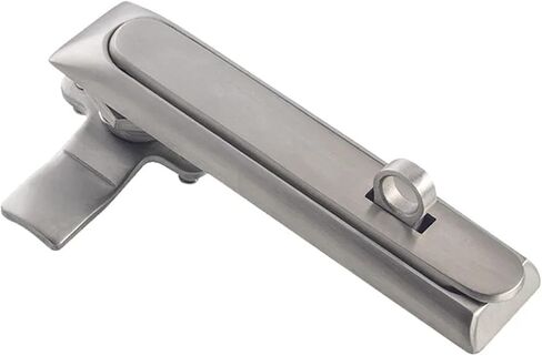 Stainless Steel Distribution Cabinet Door Lock with Padlock Rotating Tongue Flat Lock 1Pcs in Saudi Arabia
