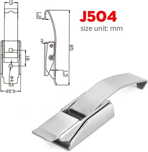 صناديق الخزانة الربيع المحملة المزلاج الصيد تبديل HASP الصلب MILD HASP WINDOWRAWARE TOOLWARE LOCK 1PCS (J107) in Saudi Arabia