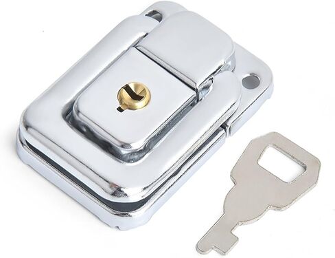 صناديق الخزانة الربيع المحملة المزلاج الصيد تبديل HASP الصلب MILD HASP WINDOWRAWARE TOOLWARE LOCK 1PCS (J107) in Saudi Arabia