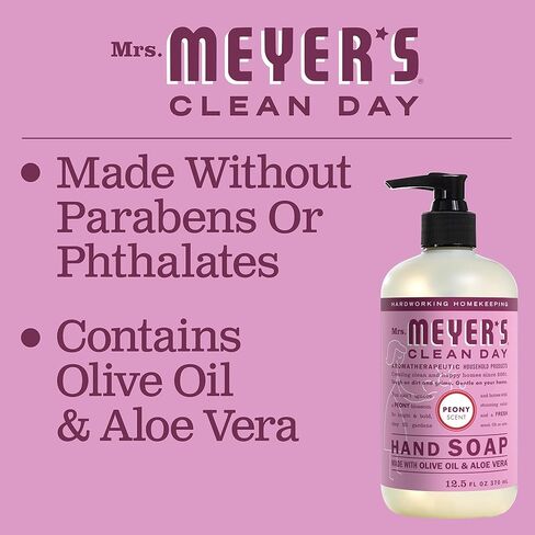 Mrs. Meyer's Clean Day Hand Hand Soap Pack ، 1 Peony ، 1 Lilac ، 2 CT in Kuwait