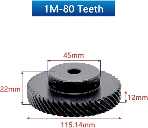 1pc 1m 72 80 ترس حلزوني 45 درجة 1 وحدة 72T 80T متداخلة العتاد اليسرى/اليمنى من العتاد الفولاذ التجوي in Saudi Arabia