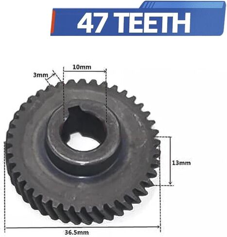 Hand Drill Gear 47 Teeth Outer Diameter 36.5mm 10mm Hand Drill Accessories(8PCS 47 Teeth) in Saudi Arabia