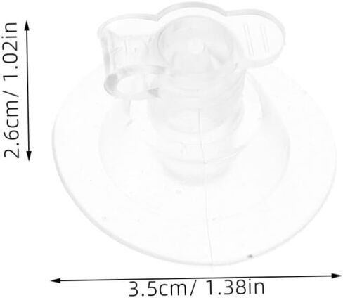 Zerodeko 20pcs سباحة الهواء حلقة مضخات فوهات قابلة للنفخ في صمام صمام بركة العائمة لفوهات ألعاب بديلة للهواء فوهات قابلة للنفخ in Kuwait