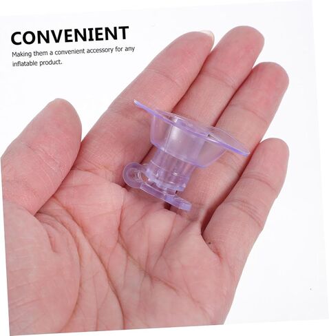 Zerodeko 20pcs سباحة الهواء حلقة مضخات فوهات قابلة للنفخ في صمام صمام بركة العائمة لفوهات ألعاب بديلة للهواء فوهات قابلة للنفخ in Kuwait