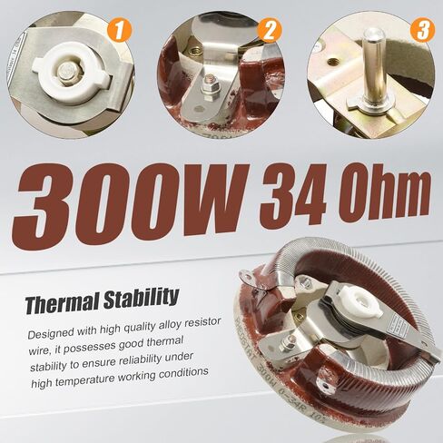 605960 300W 34 OHM RHEOSTA ، بديل لـ Miller Welder Big Blue 400D CC 401 DXQ 600 DX استبدال Trail Blazer 44D ، يحل محل 65978 in Saudi Arabia