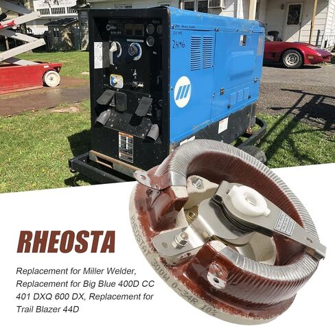 605960 300W 34 OHM RHEOSTA ، بديل لـ Miller Welder Big Blue 400D CC 401 DXQ 600 DX استبدال Trail Blazer 44D ، يحل محل 65978 in Saudi Arabia