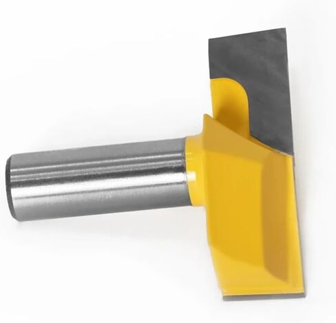1/2" Inch 12mm 8mm Shank 2" Bottom Cleaning Router Bit (Mortising Bit, Spoil Board Surfacing, Slab Flattening Woodworking Mil(12.7X57mm) in Saudi Arabia