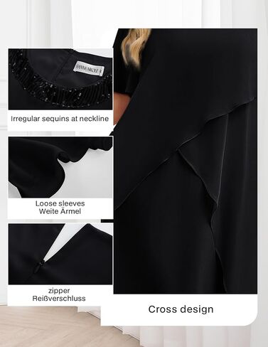 Hanna Nikole Plus Size Women’s Dress A-Line Short Shulle Sleeve Women 2025 SPING Summer Dress Ampricot 22 Plus in Saudi Arabia