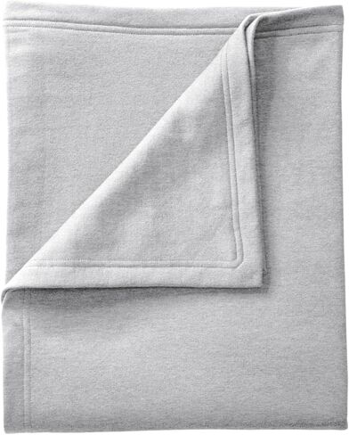 Port & Company BP78 Core Fleece Sweatshirt Blanket, Athletic Heather in Saudi Arabia