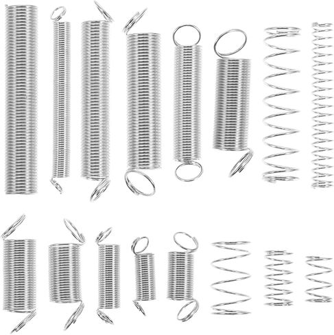 HEALLILY 200pcs Spring Assortment Kit Versatile Compression Extension Springs for Projects Home Vehicle Repairs Excellent Elasticity Easy Storage for Mechanical Applications in Saudi Arabia