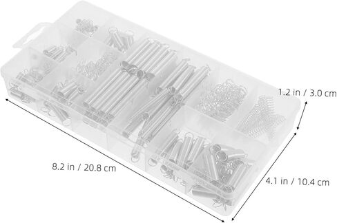 HEALLILY 200pcs Spring Assortment Kit Versatile Compression Extension Springs for Projects Home Vehicle Repairs Excellent Elasticity Easy Storage for Mechanical Applications in Saudi Arabia