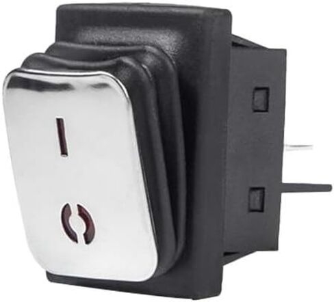 2pcs أسود DC 30A/36V ON/OFF BOAT ROCKER التبديل 4 دبابيس مع ضوء LED in Kuwait