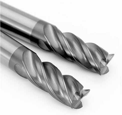 HRC72 Tungsten Steel Carbide End Mills 3 4 6 810 12 20 CNC Tools Milling Cutter for Stainless Steel 4 Flute Router Bits(HRC68,8x20x8Dx60) in Saudi Arabia