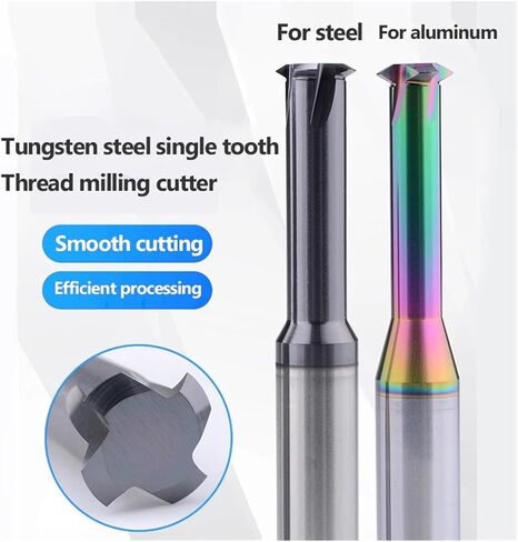 1 خيط أسنان طحن قاطع كربيد CNC Tungsten الصلب M1M1.2M1.4M1.6M2M2.5M3M4M5M6 CARBIDE CARBIDE TOUND THELL CUTTER (34mm) in Saudi Arabia