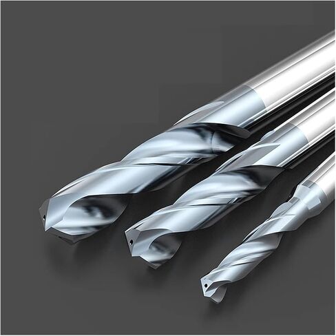 مثقاب كربيد HRC60 مع تبريد داخلي داخلي من خلال ثقب سائل التبريد الموازي Shank 3.1 45 6 789 12 مم أداة CNC المغلفة (7.9x41x79lxd8) in Saudi Arabia