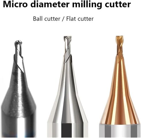قطرات معالجة الأضلاع الطاحونة الدقيقة CRBIDE CNC العميق قطر صغير 0.2 0.3 0.4 0.5 0.6 0.7 0.8 0.9 مم بتات صغيرة (الكرة السوداء ، 0.2x0.4x4x50) in Saudi Arabia