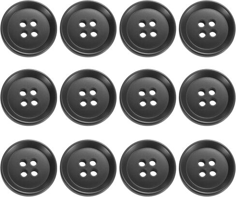 HARFINGTON 12pcs Sewing Button 25mm (0.98") 4 Holes Resin Round Craft Replacement Buttons for Clothing DIY Crafts Decoration, Light Green in Saudi Arabia