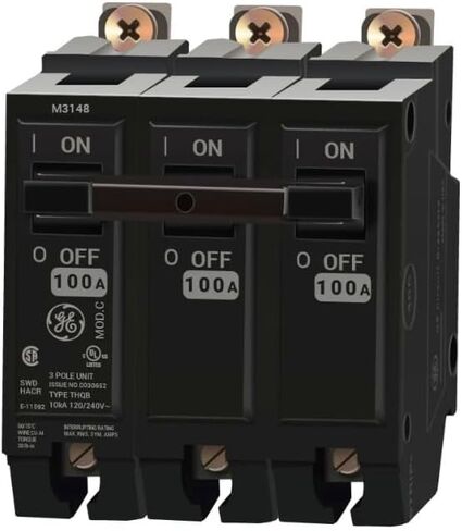 THQB32100 - GE - 100 Amp Circuit Breaker Bolt-On - 100 Amp - 3 Pole - 240 Volt in Saudi Arabia