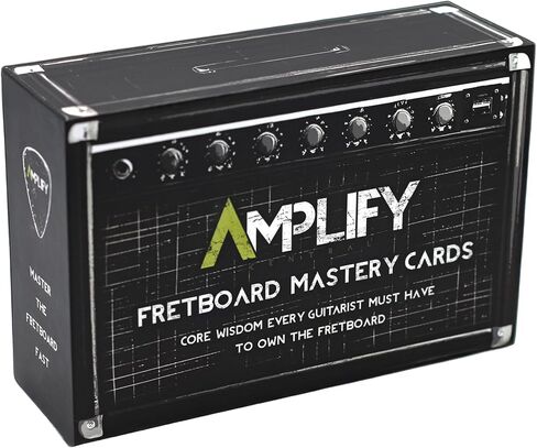 Fretboard Memorization Guitar Flash Cards - 80 Music Flash Cards to Memorize Your Fretboard - Gifts for Guitar Players - Alternative to Fretboard Stickers, Guitar Chord Chart or Guitar Scales Book in Saudi Arabia