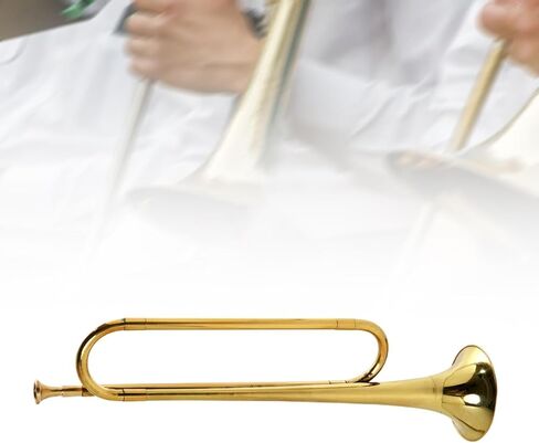 Bugle Trumpet Mini Brass Instrument Portable Music Instrument C Key Trumpet Marching Bugle for Students Orchestra Kids Adults in Saudi Arabia