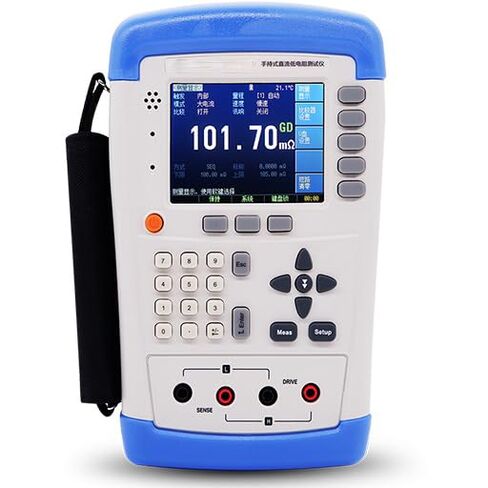DC Milliohm Tester Handheld DC Milliohm Meter with Measurement Range 10μΩ～200KΩ Accuracy 0.1% Four-Terminal Resistance Measurement Mini-USB Interface SCPI Compatible Command Sets in Saudi Arabia