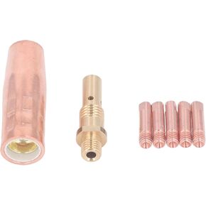 Mig Welding Gun Accessory Brass 0.9mm Tip Gas Nozzle Gas Diffuser Set for Magnum 100L in Saudi Arabia
