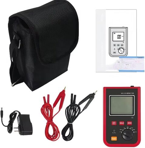 DC Low Resistance Tester Digital Transmission Resistance Tester Micro-ohmmeter with Range 1mΩ-20.0kΩ Accuracy ±0.1% FS±15dgt USB Interface IEC61010-1 Standard 200 Groups Storage in Saudi Arabia