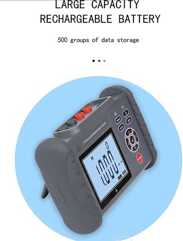 DC Low Resistance Meter Tester Tester Tester Micro Ohmmeter مع 0.001mΩ إلى 300.0kΩ دقة 1UΩ دقة ± 0.1 ٪ 500 مجموعة تخزين البيانات USB واجهة لفائف متعرج milliohm متر in Saudi Arabia