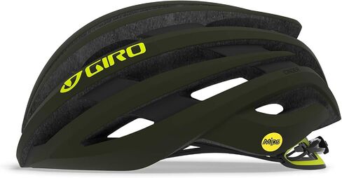 Giro Cinder MIPS Adult Road Cycling Helmet - Matte Olive/Citron (Discontinued), Large (59-63 cm) in Saudi Arabia