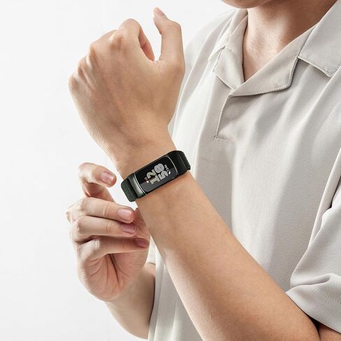 خطاف وحلق نايلون ساعة ساعة متوافق مع شحن Fitbit 6/Charge 5 ، حزام رياضة قابلة للتعديل قابلة للتعديل لخفيف الوزن مقابل الشحن 6/5 ملحق للياقة البدنية in Saudi Arabia