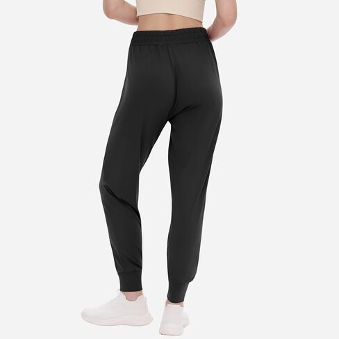 ركض Tnnzeet للسيدات مع جيوب - سروال رياضي عالي الخصر الساقين مدبب الساق الخفيفة الوزن in Kuwait