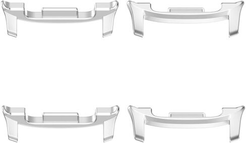 محولات 2pairs متوافقة مع Samsung Galaxy Watch 8 40mm/44mm/Classic 46mm 2025 Watch Band ، محول توصيل الفولاذ المقاوم للصدأ المعدني لـ Galaxy Watch 8 Accessories in Kuwait